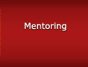 Mentoring